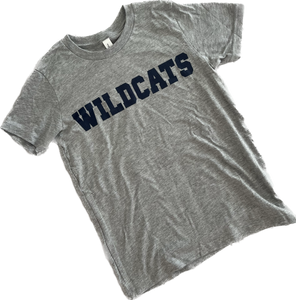 Wildcats Font Logo T-shirt